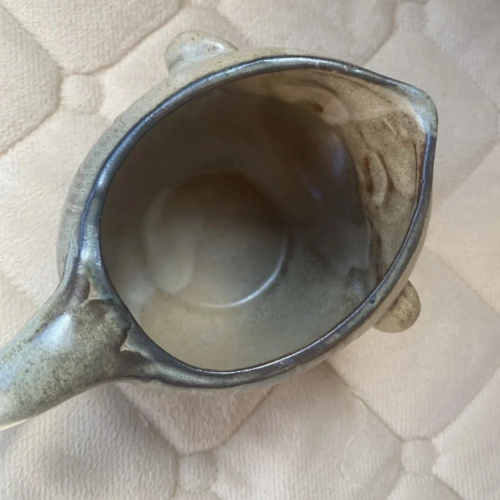 Anthropomorphic 3-D Monkey Ape Vintage Pottery Pitcher‎ Mug UTCTI Made In Japan